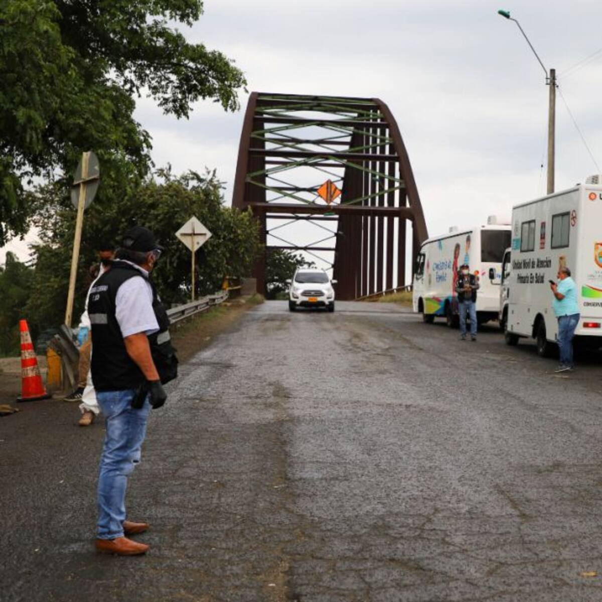 Instalados dos puestos de control ante la llegada de migrantes por el sur