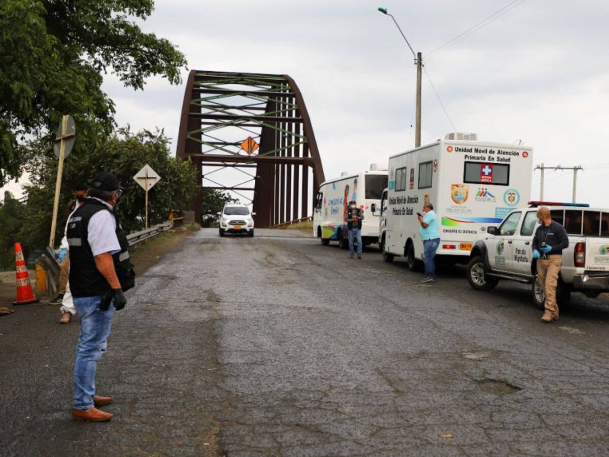 Instalados dos puestos de control ante la llegada de migrantes por el sur