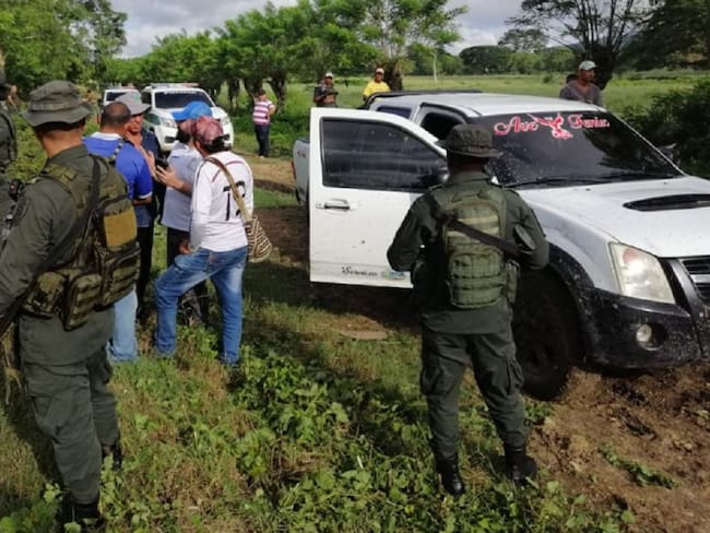 Policía acompaña procesos de restitución de tierras en Bolívar
