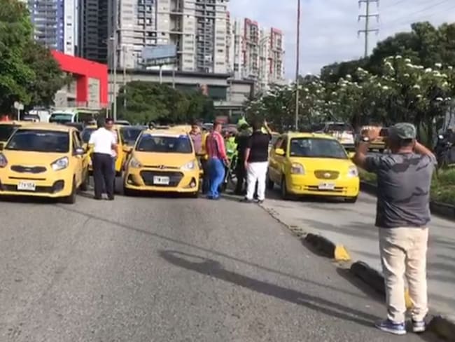 Omar Castillo, conductor del gremio amarillo