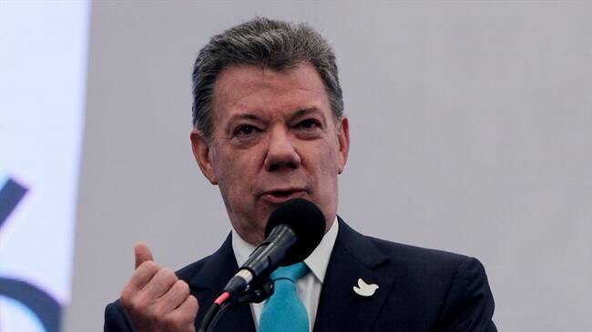 Juan Manuel Santos, presidente de la República. Foto: Colprensa