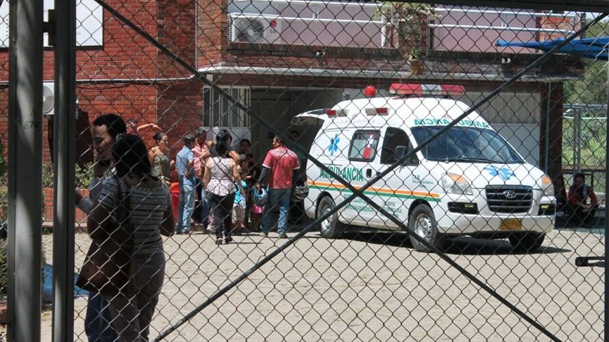 Niños resultaron afectados por gases lacrimógenos durante operativos anticontrabando. Foto: Cortesía Francisco Miranda