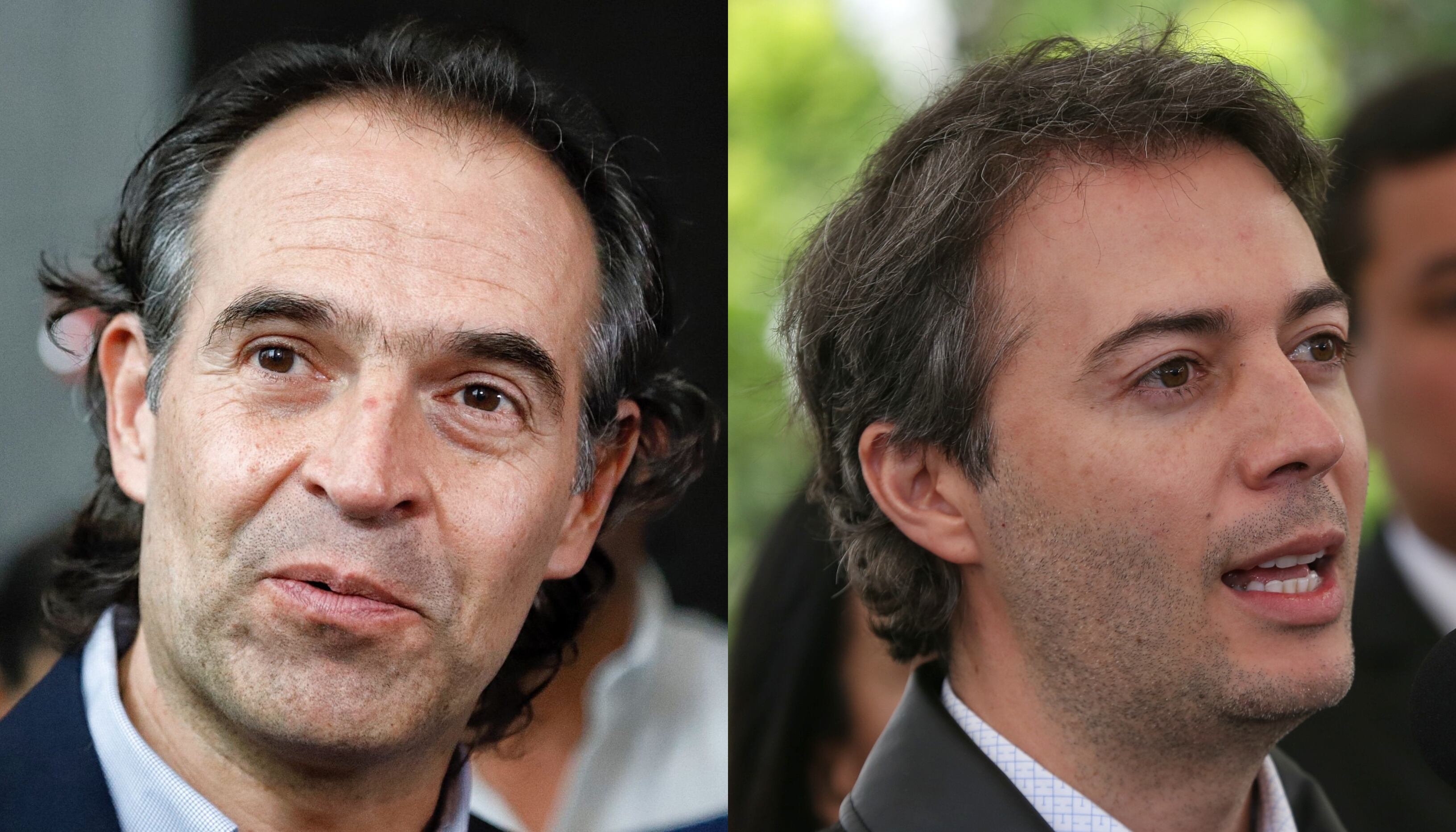 Federico Gutiérrez y Daniel Quintero. Fotos: Colprensa.