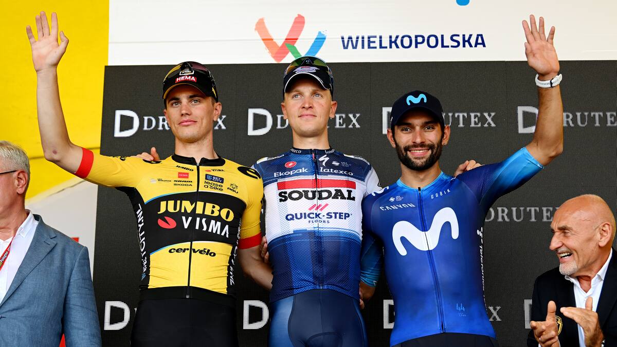 Fernando Gaviria fue tercero en el inicio del Tour de Polonia
