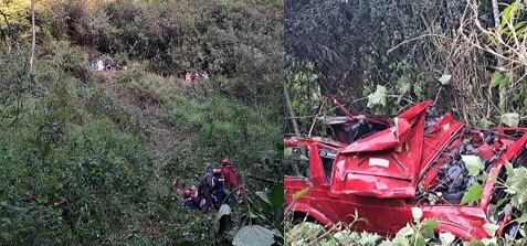 Accidente La Ceja- foto Bomberos