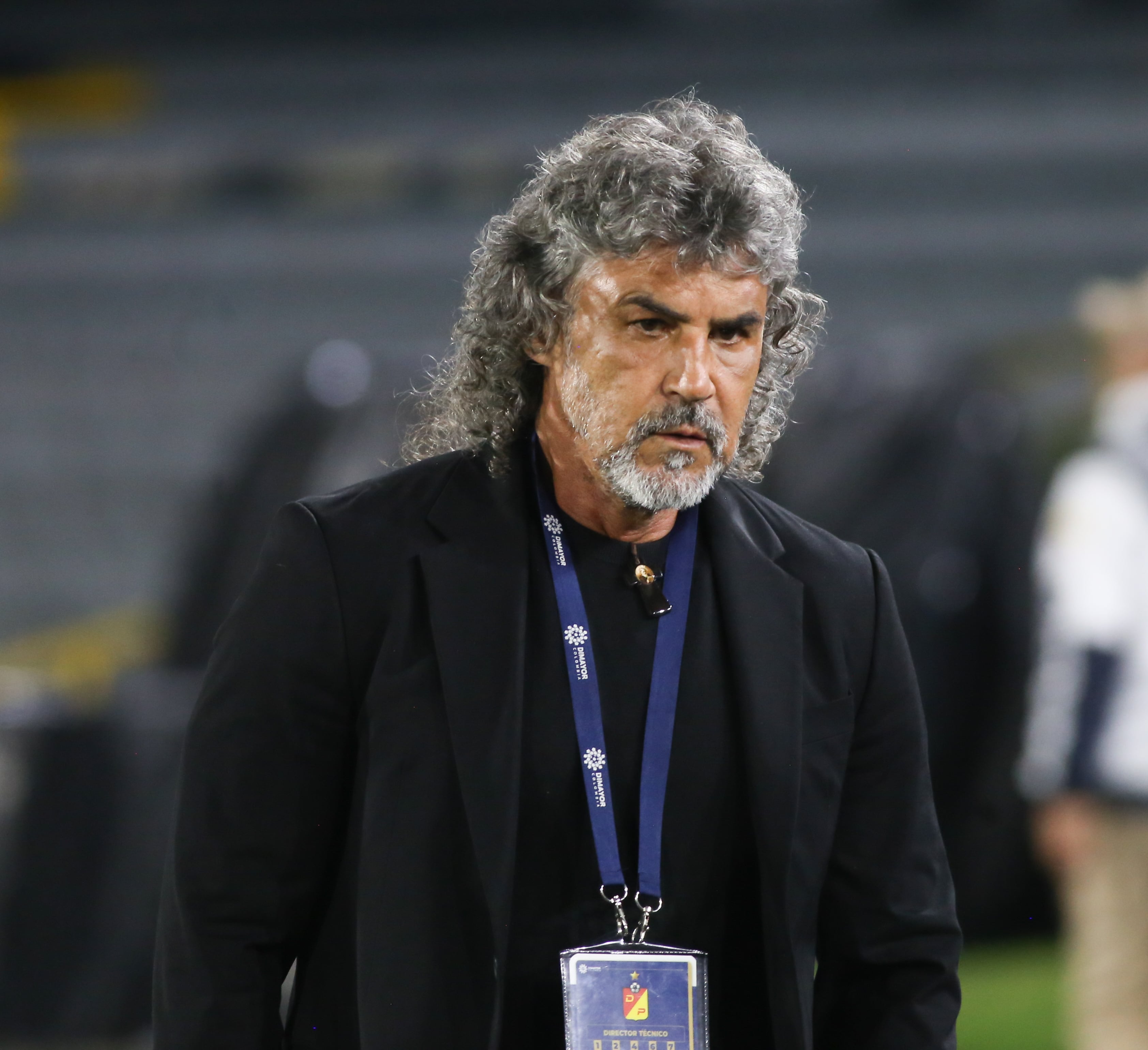 Leonel Álvarez, DT colombiano de Emelec. (Photo by Daniel Garzon Herazo/NurPhoto via Getty Images)