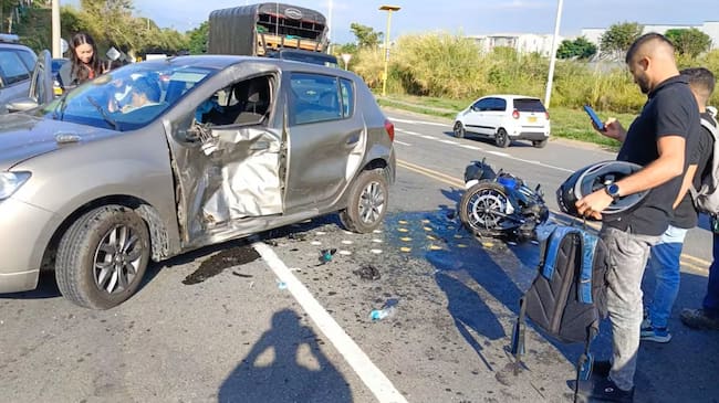 Foto: Accidente de tránsito en Pereira - suministrada Perímetro Asegurado (archivo).