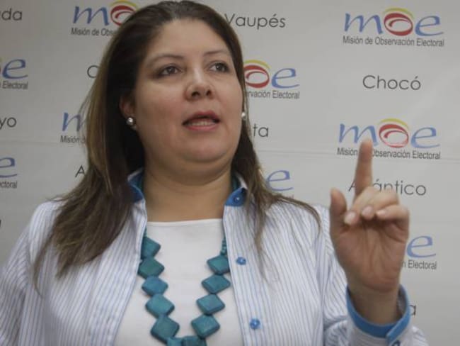 Alejandra Barrios, directora de la Misión de Observación Electoral (MOE).