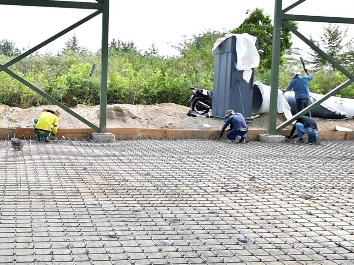 En un 70% avanzan las obras de la planta industrial para transformación de calcáreos