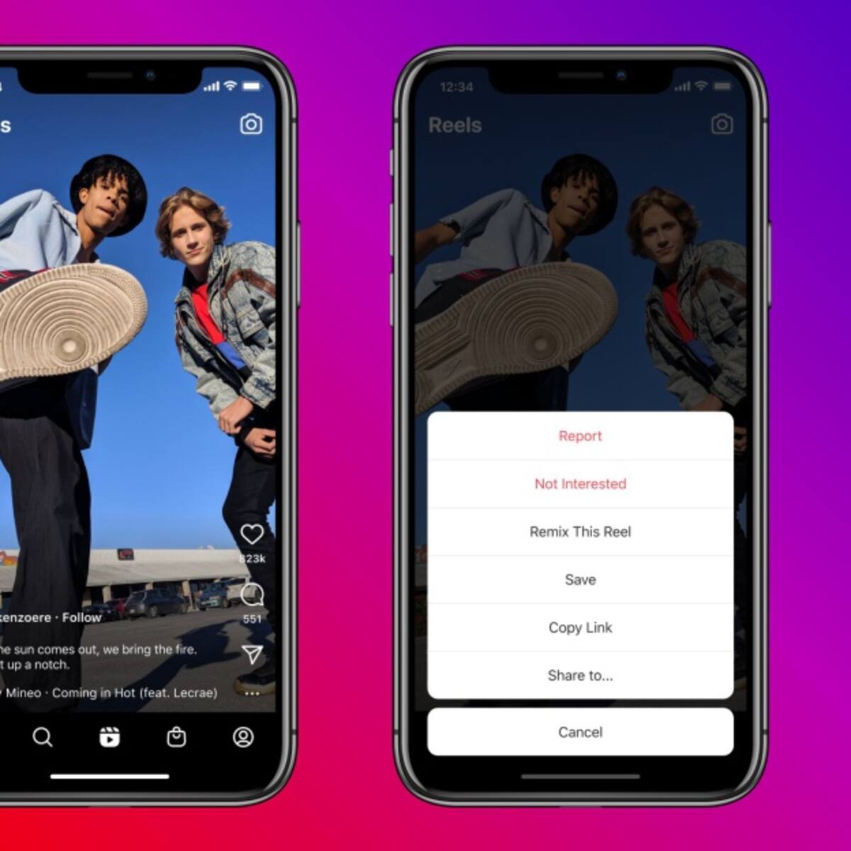 ¿Igual a TikTok? Instagram Reels permite hacer remix con reacciones