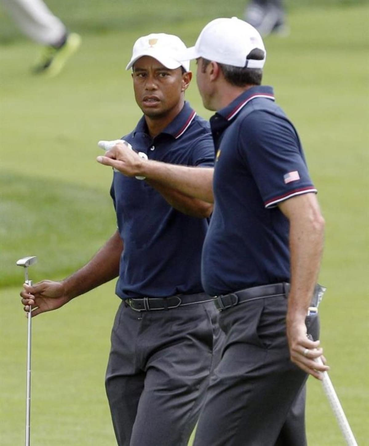 El estadounidense hizo pareja con Matt Kuchar en el enfrentamiento que tuvieron ante Ángel Cabrera y Marc Leishman y que ganaron 5-4, entregándole un punto al equipo de Estados Unidos, que al final de la jornada, lidera 3-5 contra 2.5 del equipo internacional.