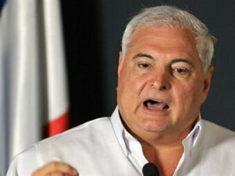Presidente de Panamá, Ricardo Martinelli. Foto: EFE