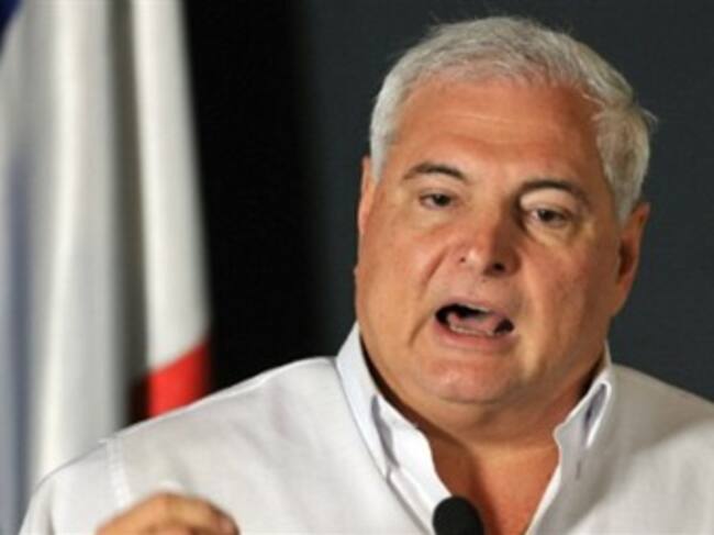 Presidente de Panamá, Ricardo Martinelli. Foto: EFE