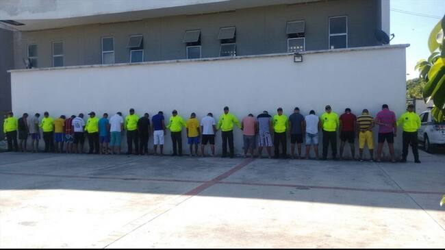 Mediante la operación “Pudor” se logró la captura de 19 personas en Barranquilla. Foto: Policía Barranquilla
