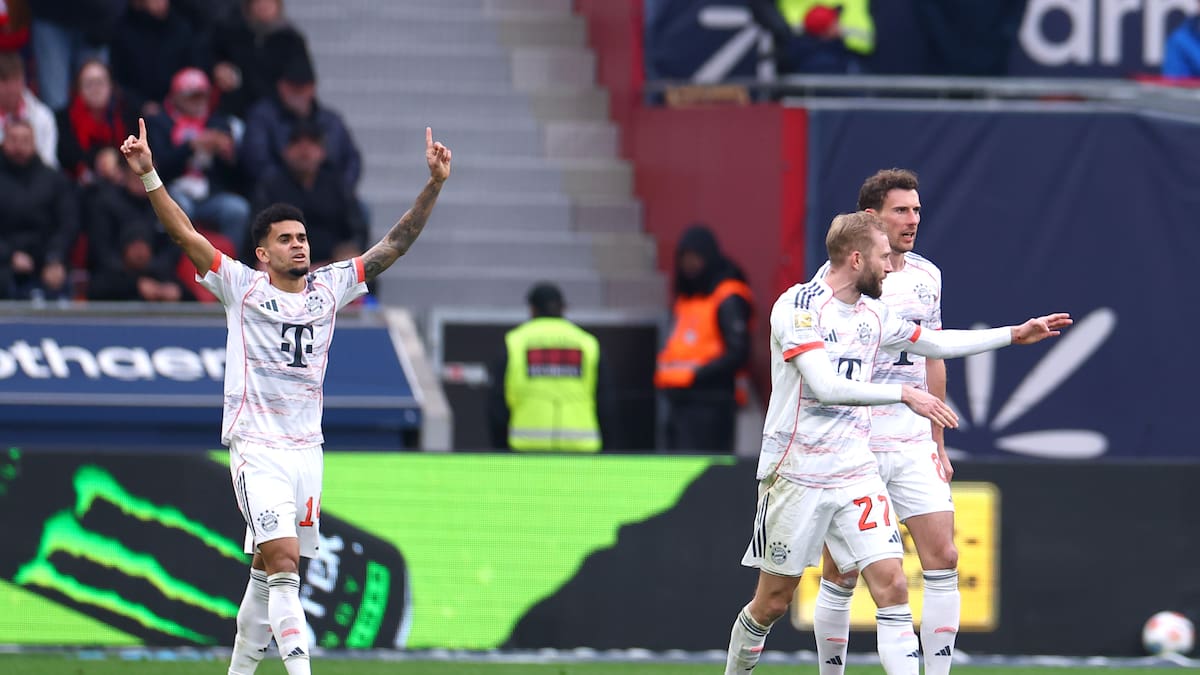 Luis Díaz marca y salva al Bayern Múnich ante Leverkusen: vea la tabla de goleadores en Bundesliga