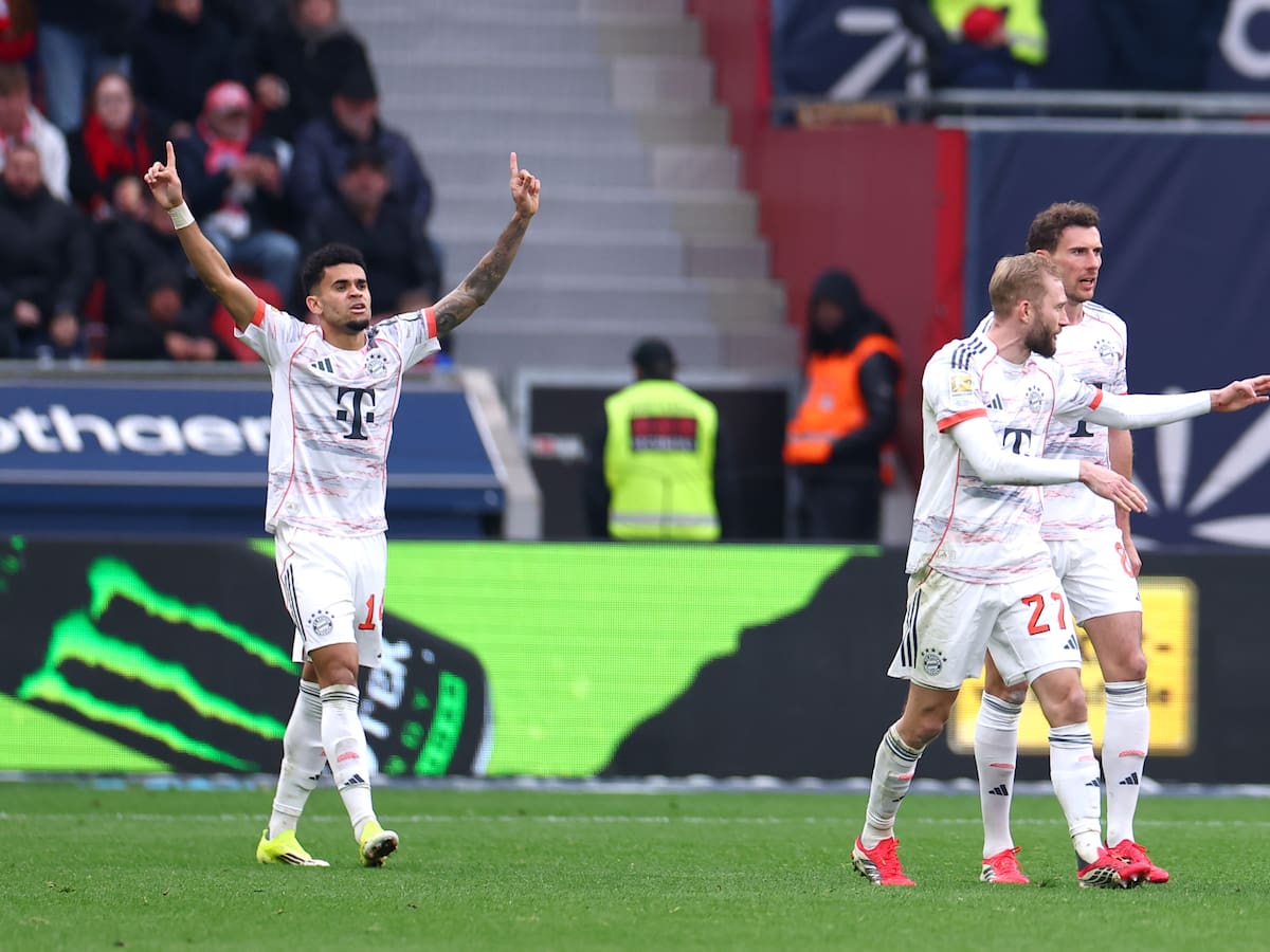 Luis Díaz marca y salva al Bayern Múnich ante Leverkusen: vea la tabla de goleadores en Bundesliga