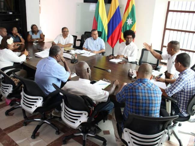Comunales brindan respaldo al alcalde (e) de Cartagena, Pedrito Pereira