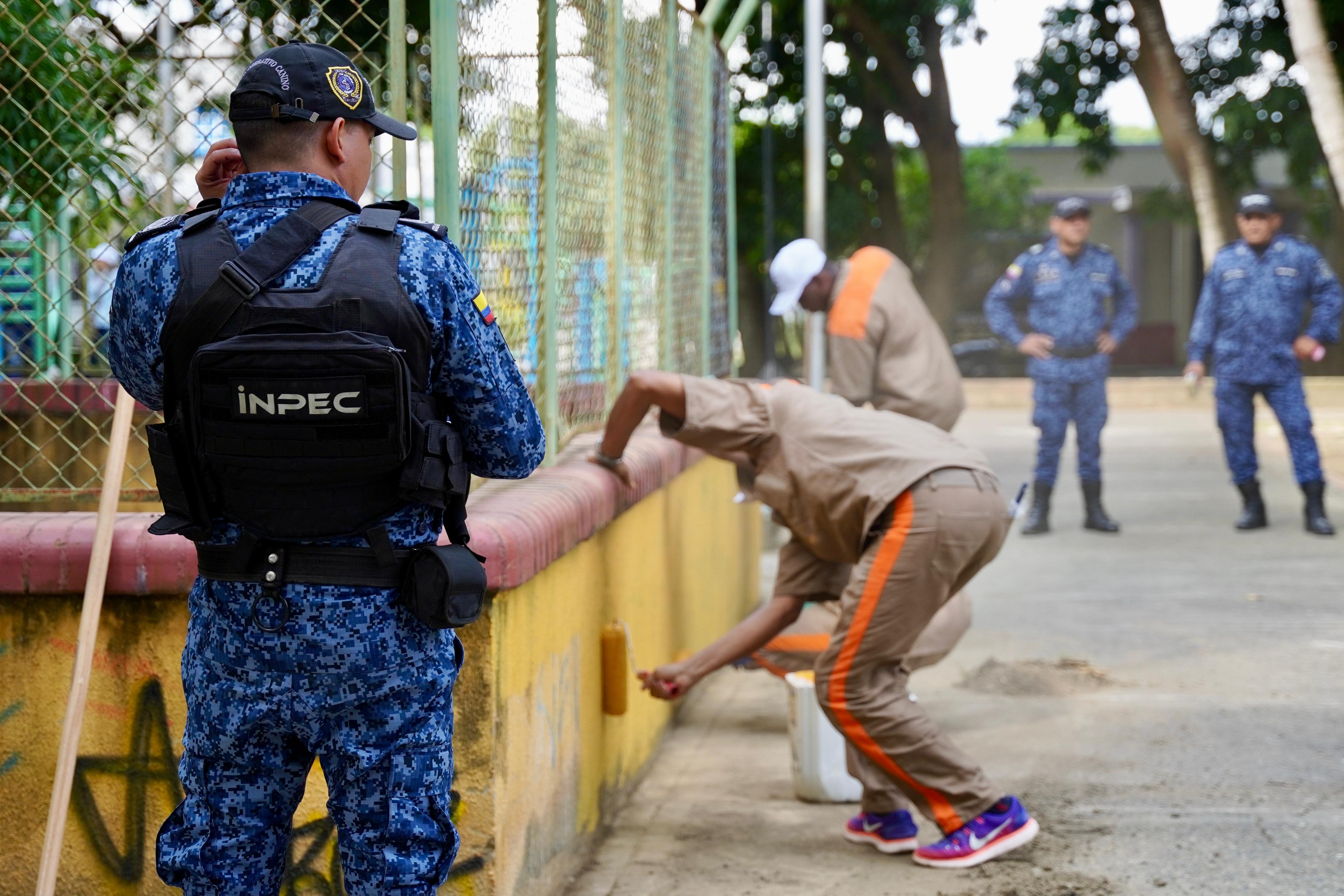 Realizan prueba piloto del Programa de Resocialización para Privados de Libertad en Montería. Foto: prensa Gobernación de Córdoba.