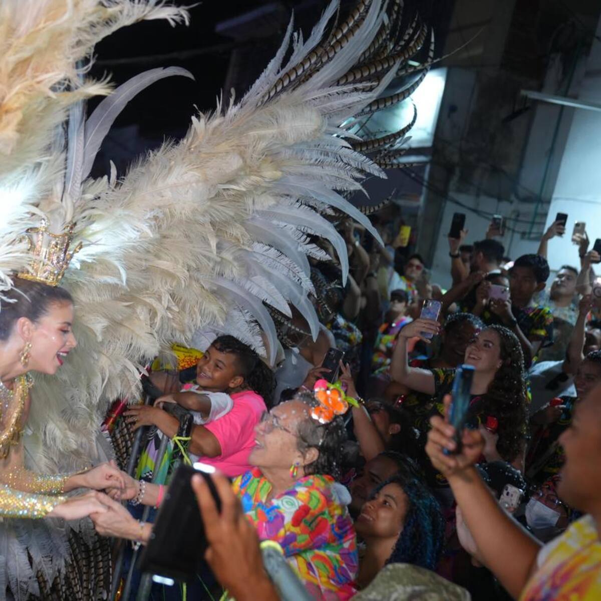 Guacherna histórica: la reina brilló con su ‘Resplandor del Carnaval’