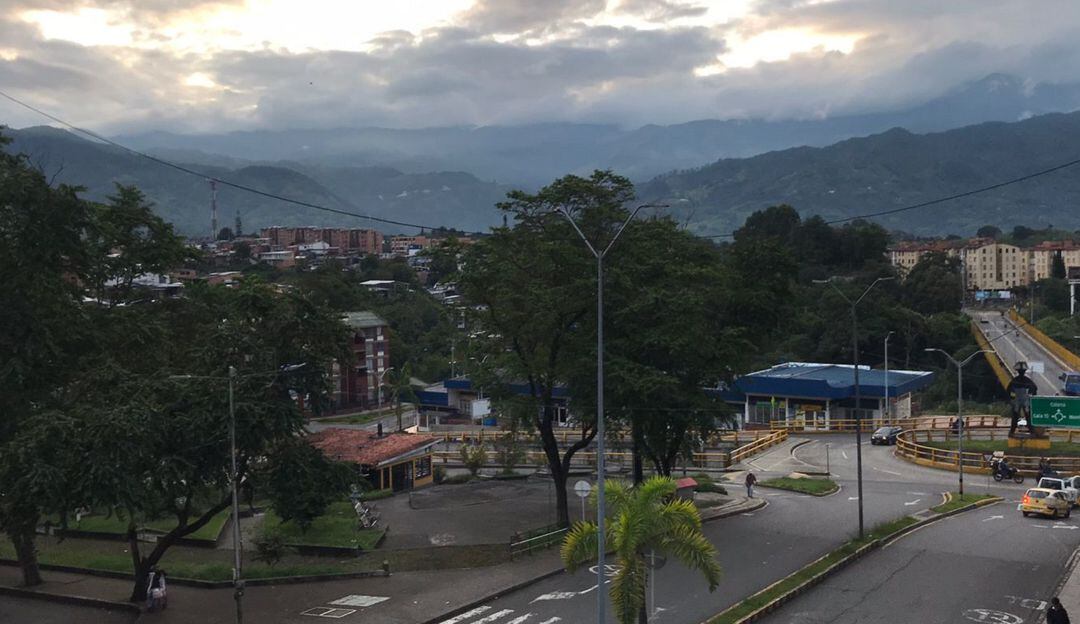 Sector del parque de la constitución de Armenia 