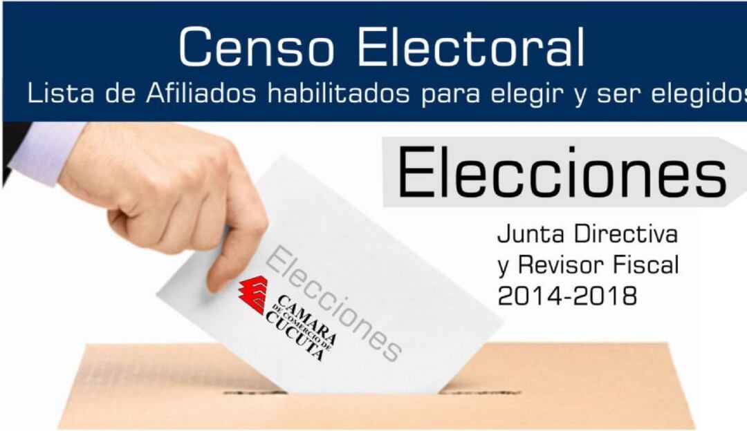 Elecciones Cámara de Comercio.