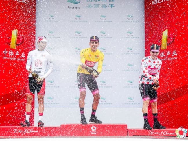 Juan Sebastián Molano se proclamó campeón del Tour de China