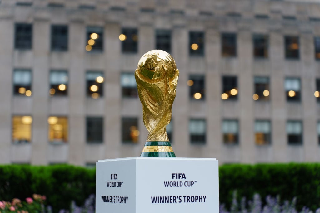 Trofeo del Mundial. Foto: Getty Images.