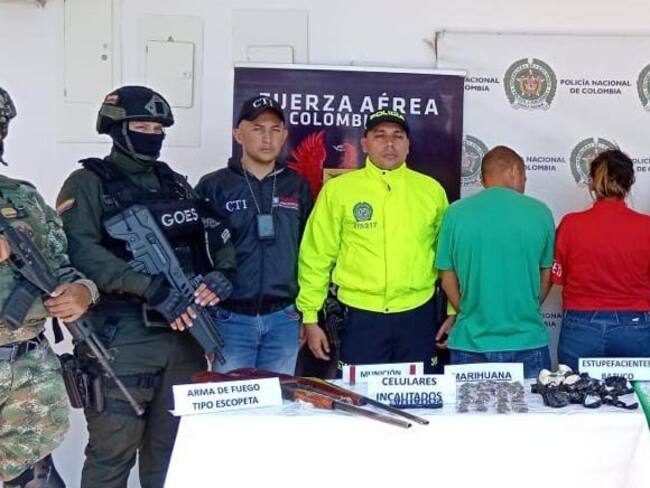 Tres personas capturadas por microtráfico en la población de Chaparral, Tolima