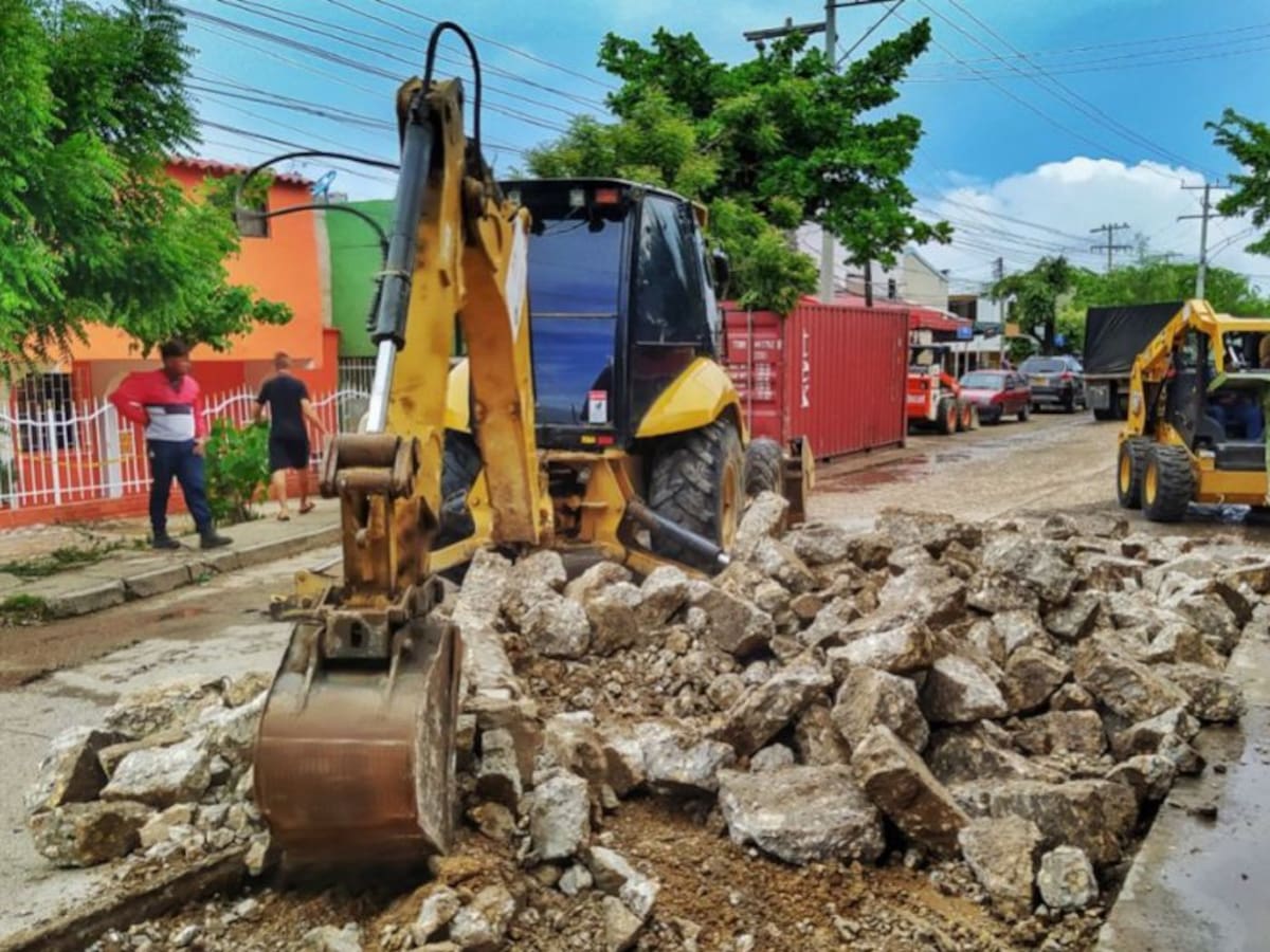 Alcaldía de Cartagena inició rehabilitación de la avenida Pedro Romero