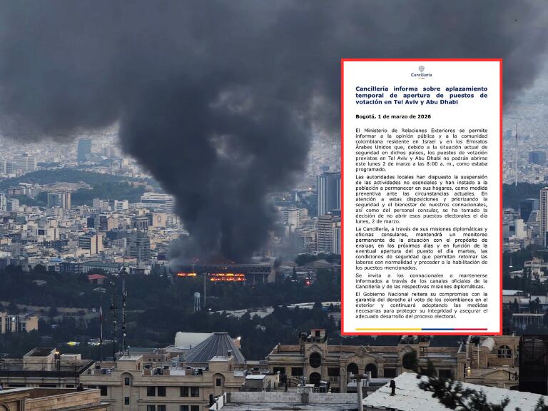Cancillería aplaza la apertura de puestos de votación en Tel Aviv y Abu Dhabi