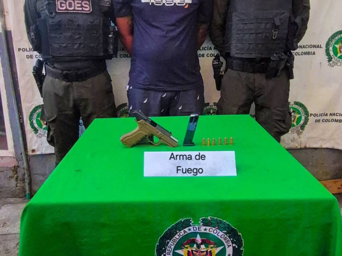 Cae “El Gordo”, con una pistola y munición en el barrio 20 de Julio