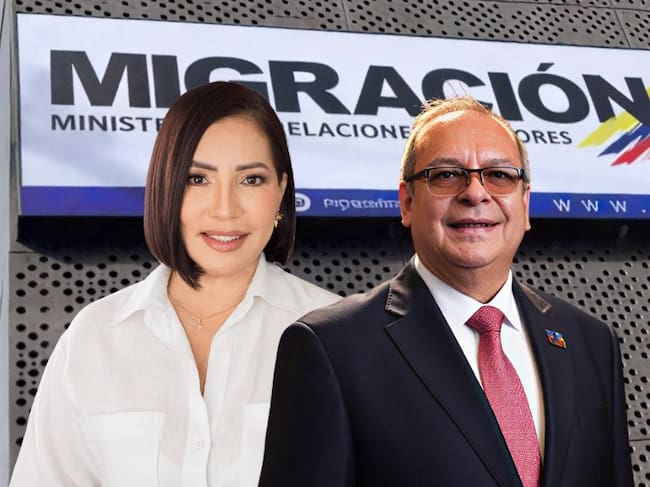 Alexandra Pineda, representante del Pacto Histórico y Alejandro Murcia, representante del Centro Democrático.