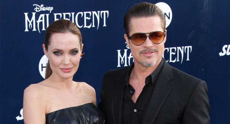 Angelina Jolie y Brad Pitt.