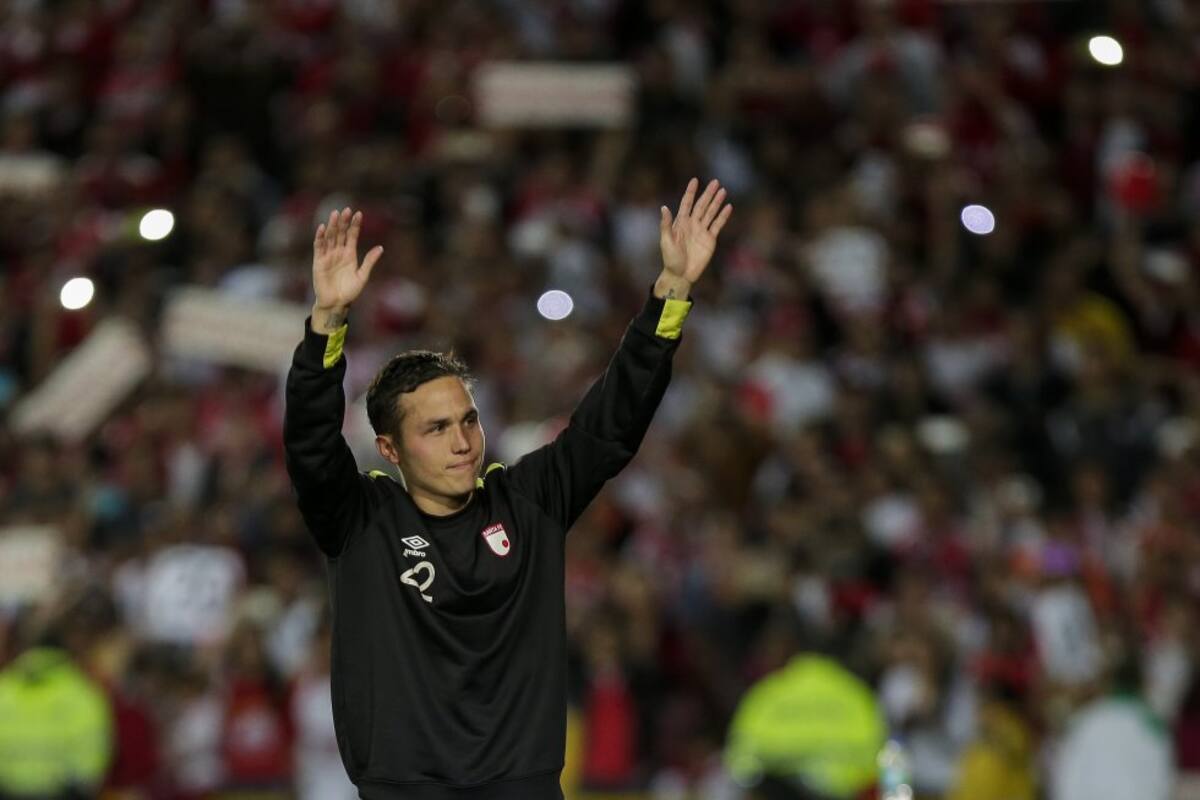 Ante 24059 espectadores, el venezolano jugó su último partido en Bogotá.