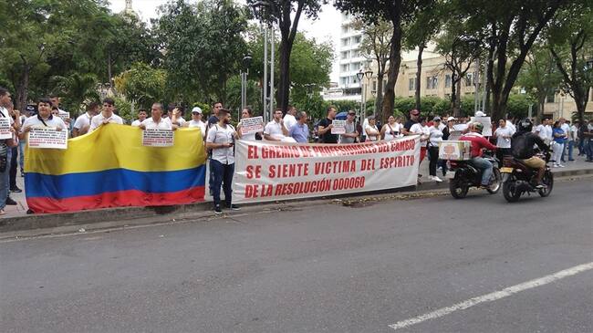 Cierre de casas de cambio en Cúcuta genera especulación del bolivar en el mercado negro. Foto: La Wcon Julio Sánchez Cristo