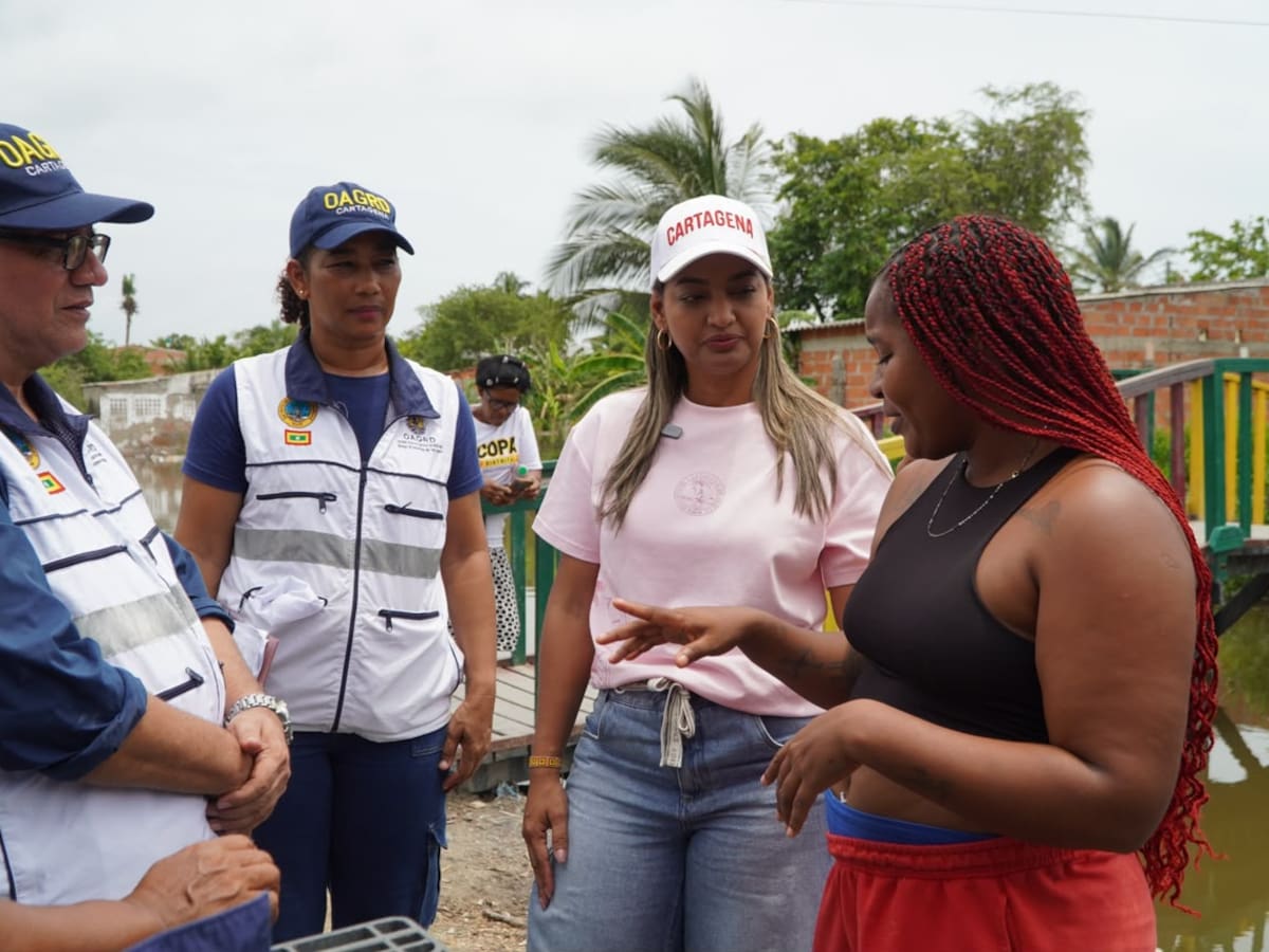 Gestión del Riesgo atendió emergencias ocasionadas por fuertes brisas en Cartagena