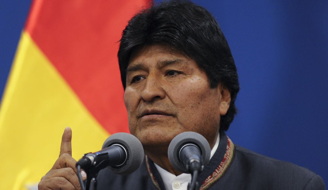 El expresidente boliviano, Evo Morales