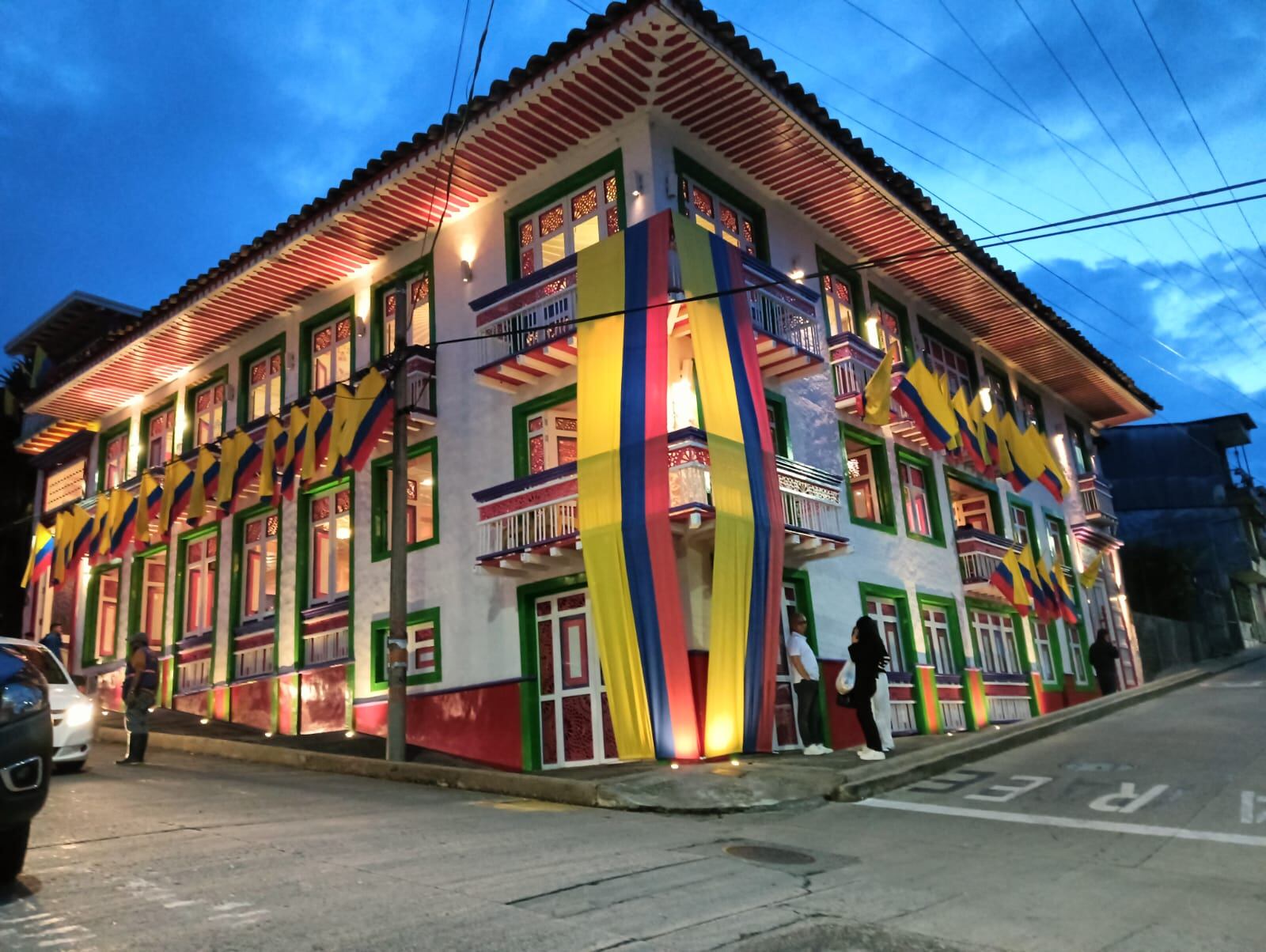 Hermosa casa tradicional en Filandia, Quindío hoy convertida en el restaurante José Fernando. Foto: Adrián Trejos