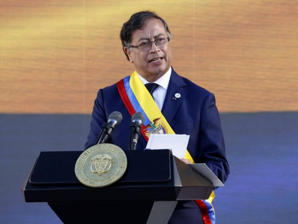 Ceremonia presidencial de Gustavo Petro hoy: Discurso en posesión