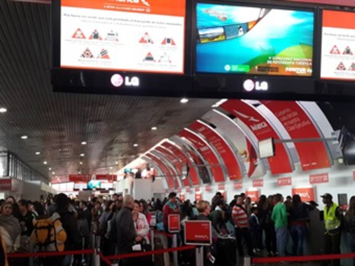 Cancelan 18 vuelos desde y hacia Bogotá