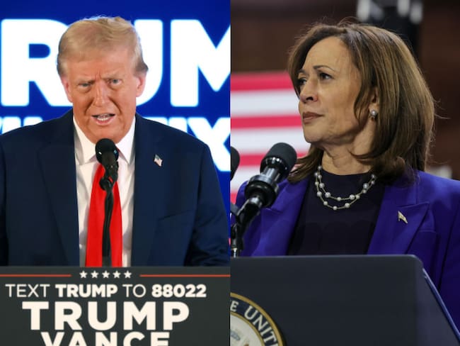 Donald Trump y Kamala Harris