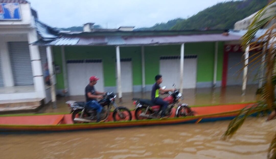 Emergencia invernal en La Gabarra, zona rural de Tibú, Catatumbo