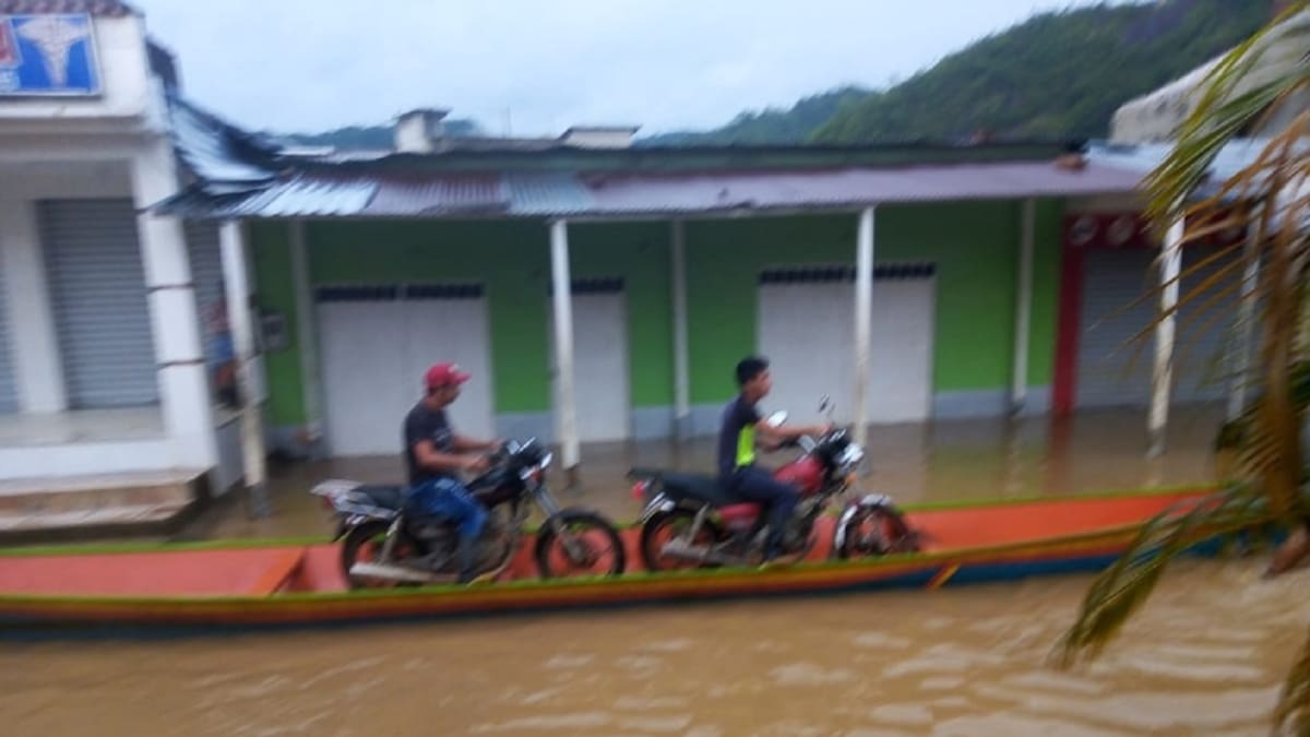 Emergencia por lluvias en La Gabarra, Tibú