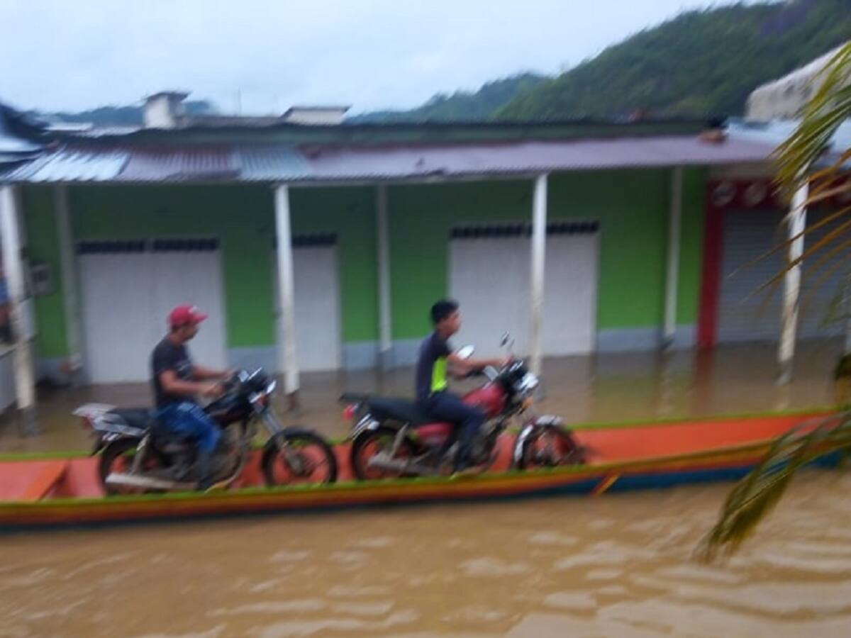 Emergencia por lluvias en La Gabarra, Tibú
