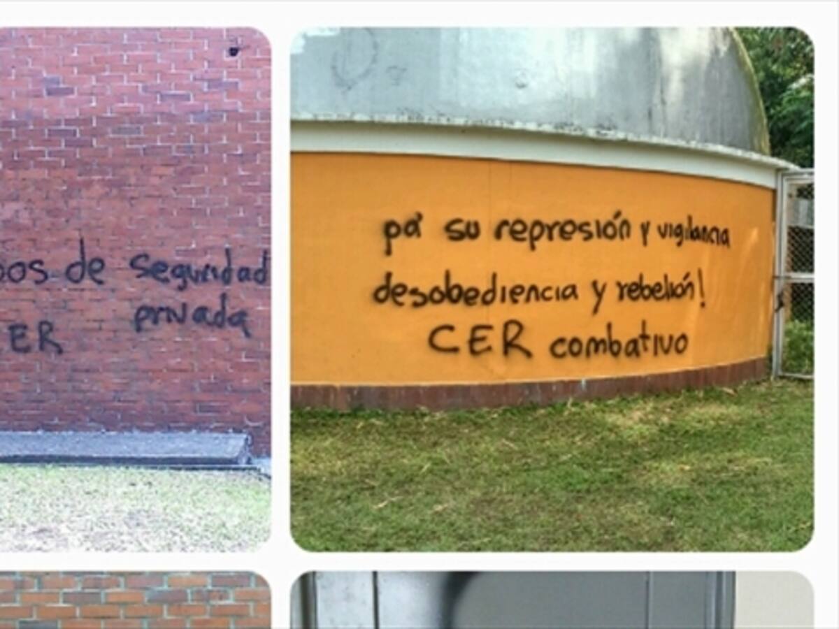 Encapuchados tiran papas explosivas a la Universidad Tecnológica de Pereira