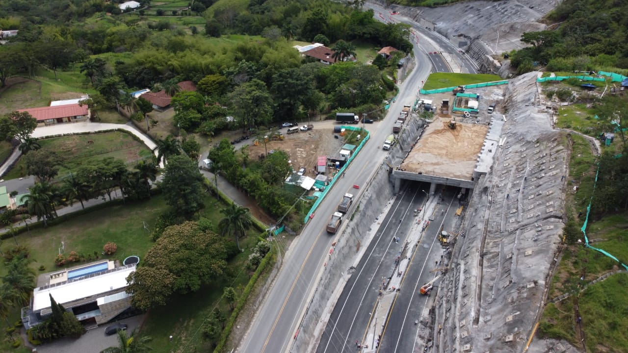 Tünel El Líbano en Pacífico Uno. Cortesía: Covipacífico.