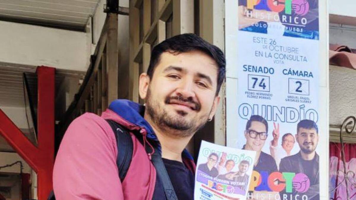 Miguel Grisales gana la consulta del Pacto Histórico a la Cámara de Representantes en el Quindío