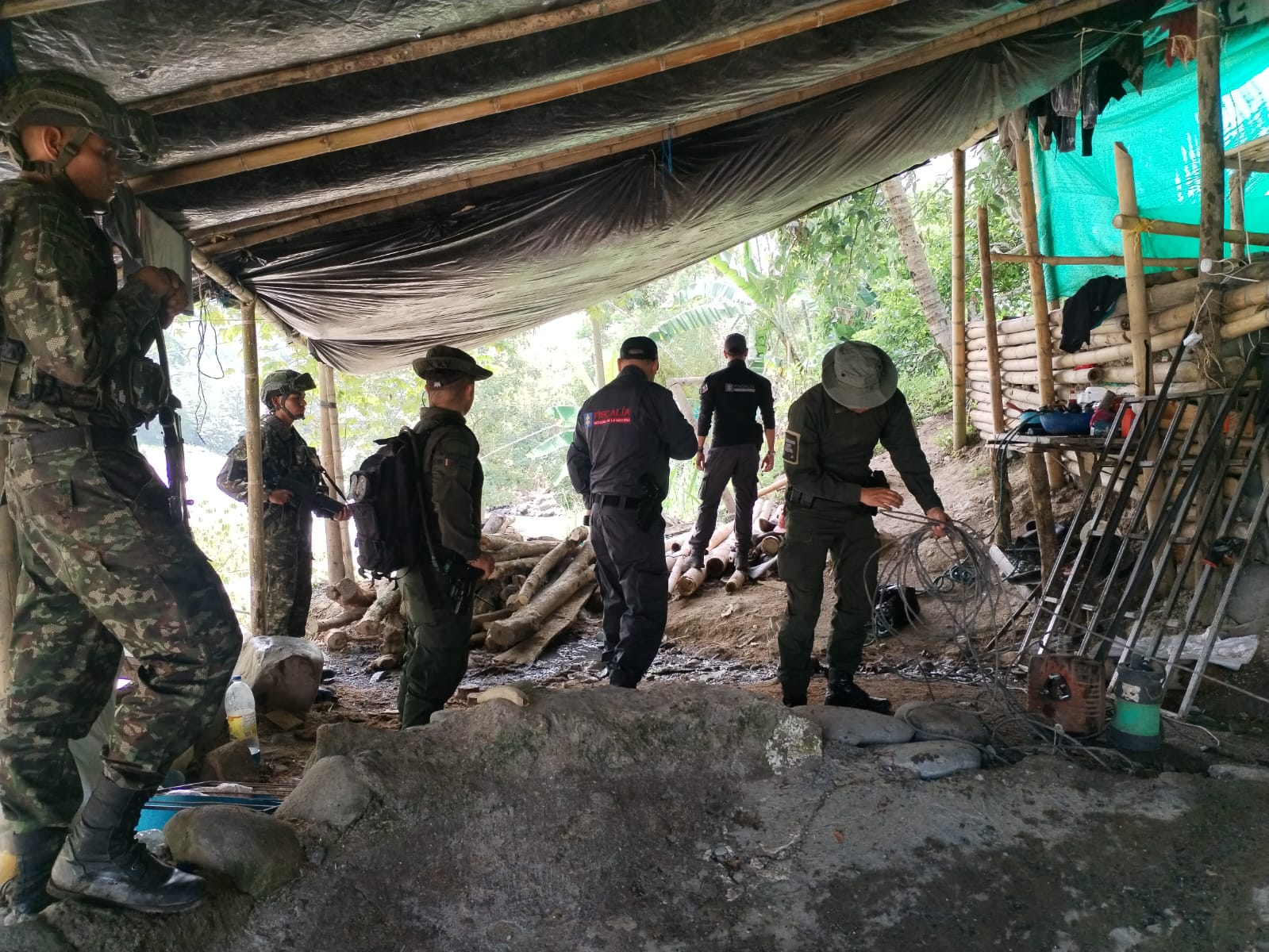 Foto suministrada/ operación contra la minería ilegal