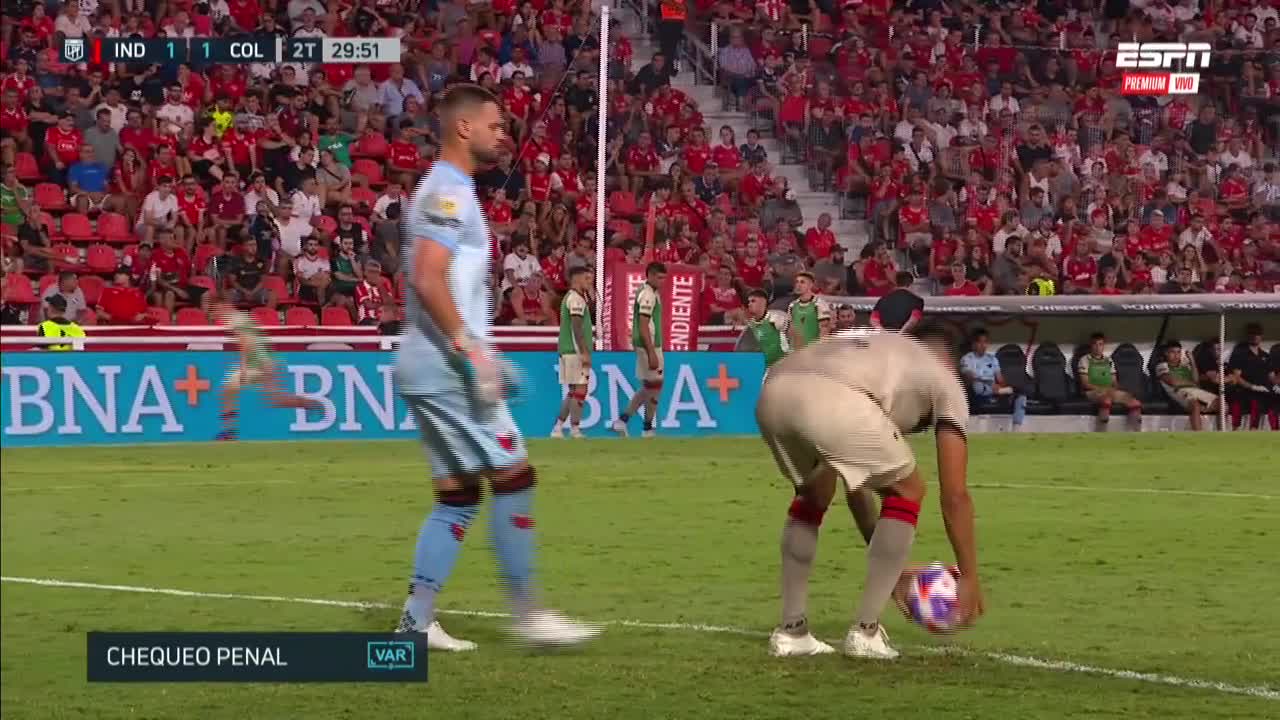 Insólito penalti en el fútbol argentino / Captura de pantalla