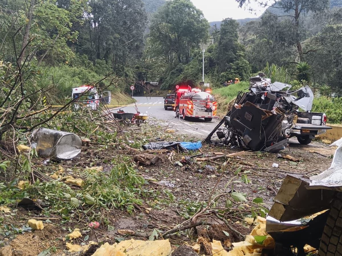 Trágico accidente en la vía Calarcá-Cajamarca: conductor de camión perdió la vida: ¿qué pasó?